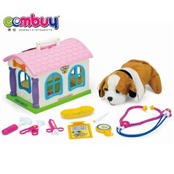 CB815053 CB815054 - Stuffed pet game pretend play house cat dog plush toy set